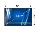 B141PW04 V.0 14.1-inch AUO LCD Panel LED WXGA+(1440*900) Matte