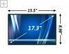 LTN173KT01 17.3-inch SAMSUNG LCD Panel WXGA++ (1600x900) HD+