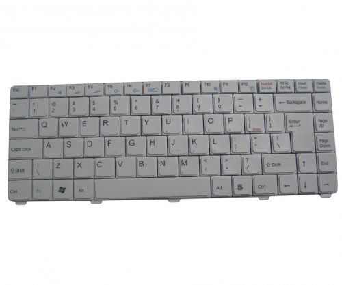 White Laptop Keyboard for Sony VGN-C12 C11ch C22ch VGN-C series - Click Image to Close