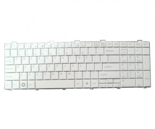 White Laptop US Keyboard for Fujitsu Lifebook AH531 AH530 - Click Image to Close
