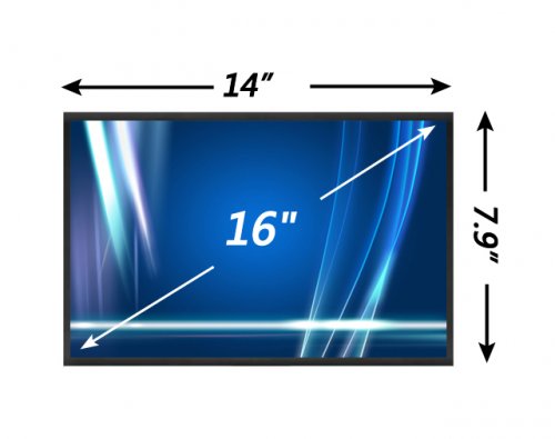 HSD160PHW1-B 16-inch HANNSTAR LCD Panel WXGA(1366*768) Glossy - Click Image to Close