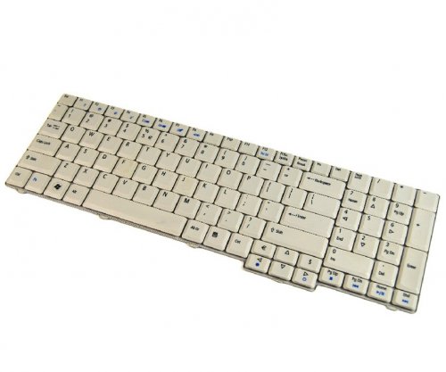 White Laptop Keyboard PK1301L0100 for Acer Aspire 7720 - Click Image to Close