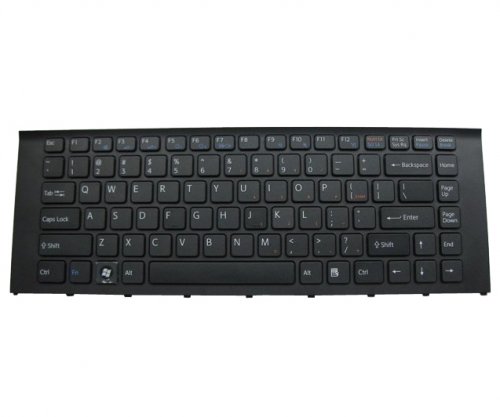 Black Laptop Keyboard for Sony VPC-EA18C EA28C EA35EC EA38EC - Click Image to Close