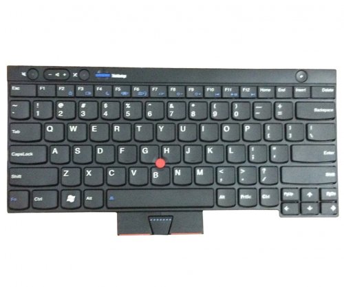 Black Laptop US Keyboard for Lenovo ThinkPad T430 T430s - Click Image to Close