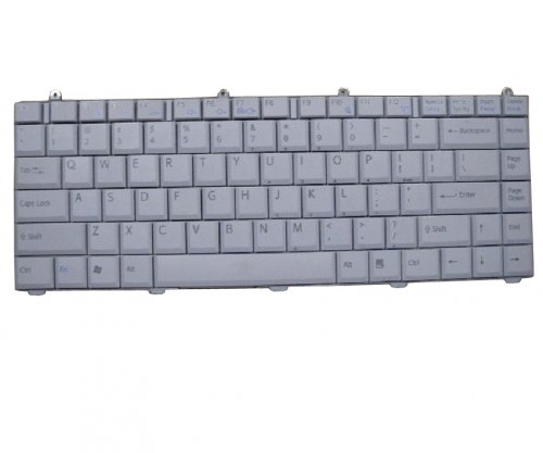 White Laptop Keyboard for Sony VGN-FS18CP FS25C FS35C FS38C - Click Image to Close