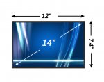B140RW02 V.2 14-inch AUO LCD Panel WXGA++ (1600x900) HD+