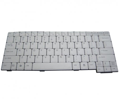 White Laptop US Keyboard for Fujitsu LifeBook T5010 - Click Image to Close