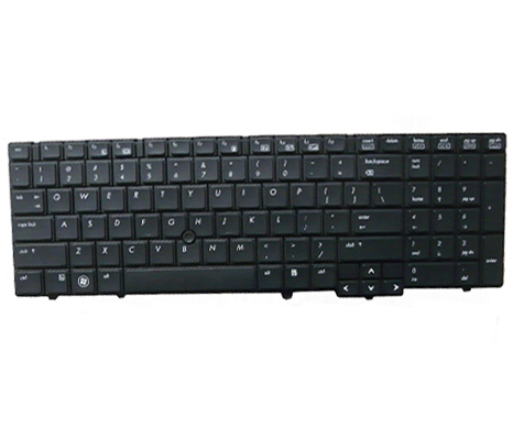 Black Laptop us Keyboard for HP EliteBook 8740W - Click Image to Close