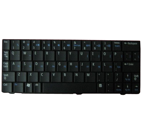 Black Laptop us Keyboard for Dell Inspiron mini 9 9n 910 - Click Image to Close
