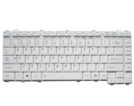 White Laptop Keyboard for Toshiba Satellite L305 L305D L310 A200 - Click Image to Close