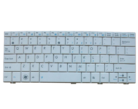 White Keyboard for ASUS Eee PC 1005 1005H 1005HA 1005PE 1101HA - Click Image to Close